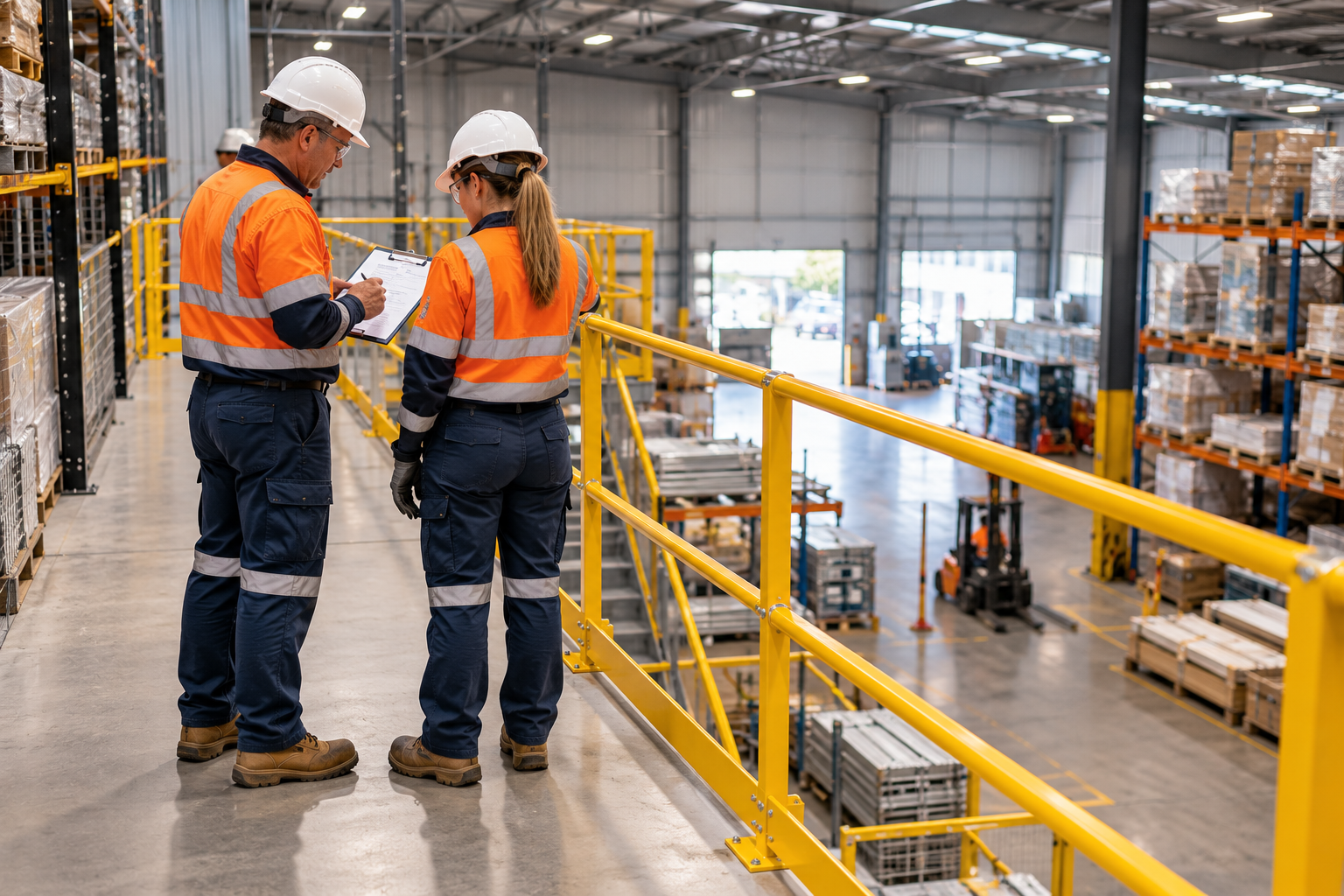 Mezzanine Floor in a warehouse